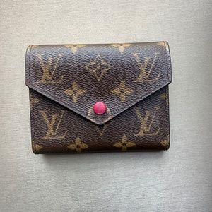 Louis Vuitton Fuchsia Victorine Tri-Fold Wallet (M41938)